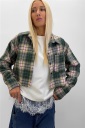 camicia crop flanellata sarah